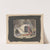 Sodome et Gomorrhe – maquette de décor – escalier longeant mur en ruine, podium avec draperie rouge (1943) by Christian Bérard