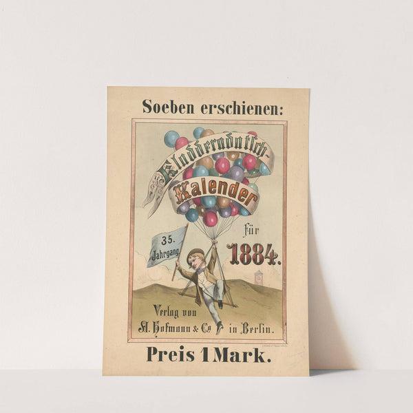 Soeben erschienen; Kladderadatsch Kalender 35. Jahrgang 1884 (1883)