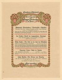 Soeben erschienen! Verlag von Eugen Diederichs in Jena (1904)