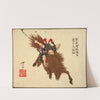 Soga no Gorō Riding on Horseback to Ōiso by Tsukioka Yoshitoshi