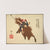 Soga no Gorō Riding on Horseback to Ōiso by Tsukioka Yoshitoshi