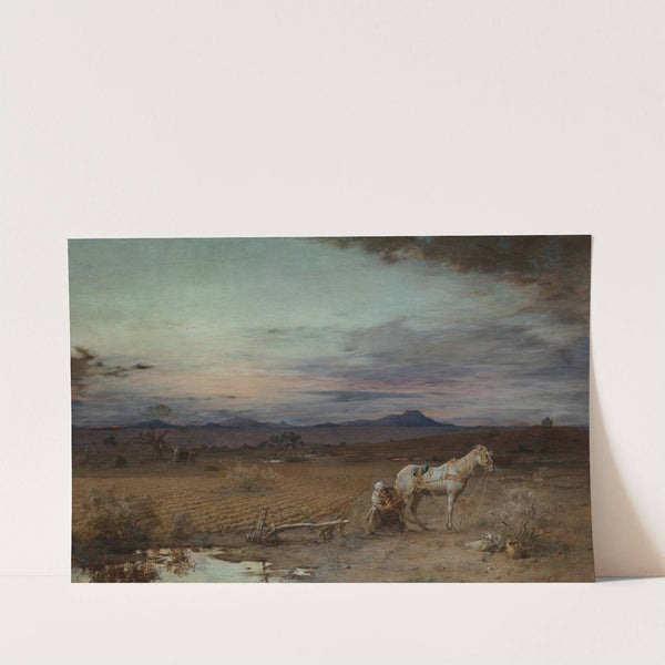Soir d’hiver, Maroc (1869) by Gustave-Achille Guillaumet