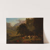 Soirée champêtre dans l’Oberhasli (1915-1945) by Gabriel Lory the Younger