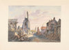 Soissons – La cathédrale et la rue de la Buerie (1920)