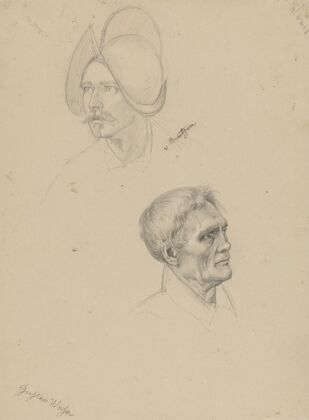 Soldier and farmer (Between 1839 and 1841)