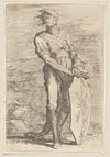 Soldier Holding a Shield
