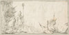 Soldier in front of ‘General’ Holding up a Decapitated Head on a Staff (1696–1770)