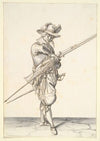 Soldier Preparing to Fire a Musket