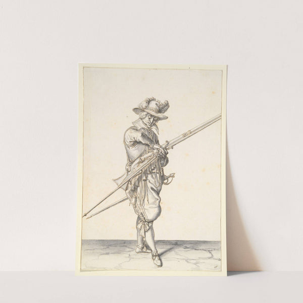 Soldier Preparing to Fire a Musket by Jacob de Gheyn II