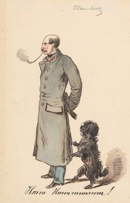 Soldier with a Dog