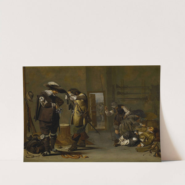 Soldiers Arming Themselves (mid 1630s) by Jacob Duck