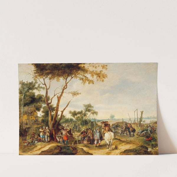 Soldiers Bivouacking by Peter Snayers