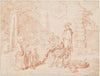 Soldiers Playing Cards in a Ruin