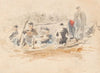 Soldiers Seated in a Group