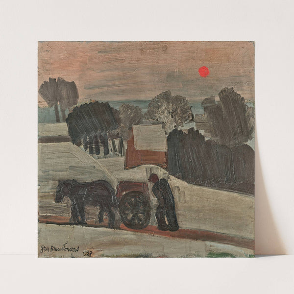 Soleil couchant en Brabant (1927) by Jean Brusselmans