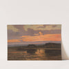 Solitude, le soir; Morsalines (Manche) (1887) by Marie- Joseph-Leon Clavel ( Iwill)