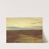 Solnedgang over Brovandene syd for Skagen by Michael Ancher