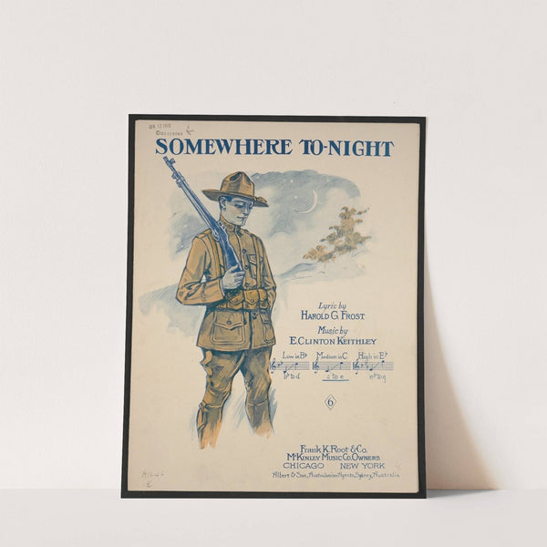 Somewhere to-night by Anonymous