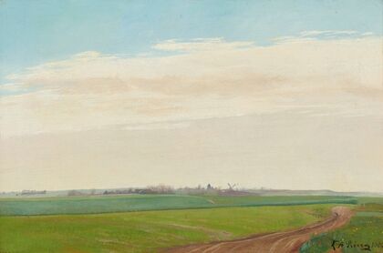 Sommerlandskab, Baldersbrønde (Summer Landscape, Baldersbronde) (1900)