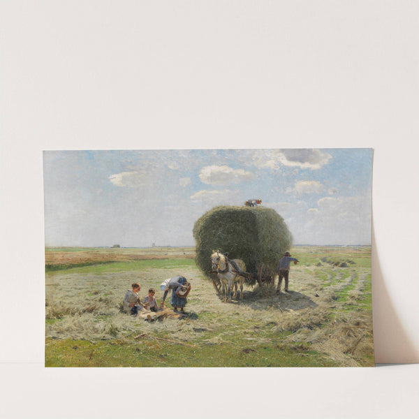 Sommerliche Heuernte (1911) by Hugo Mühlig