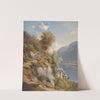 Sommerliche Landschaft mit Blick auf den Hallstätter See by Leopold Munsch