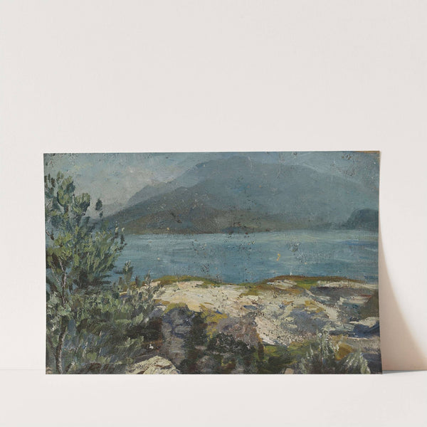 Sommerliches Seeufer by Hermann Pleuer