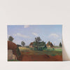 Sommertag im Moor (Erdhütte im Moor) by Otto Modersohn