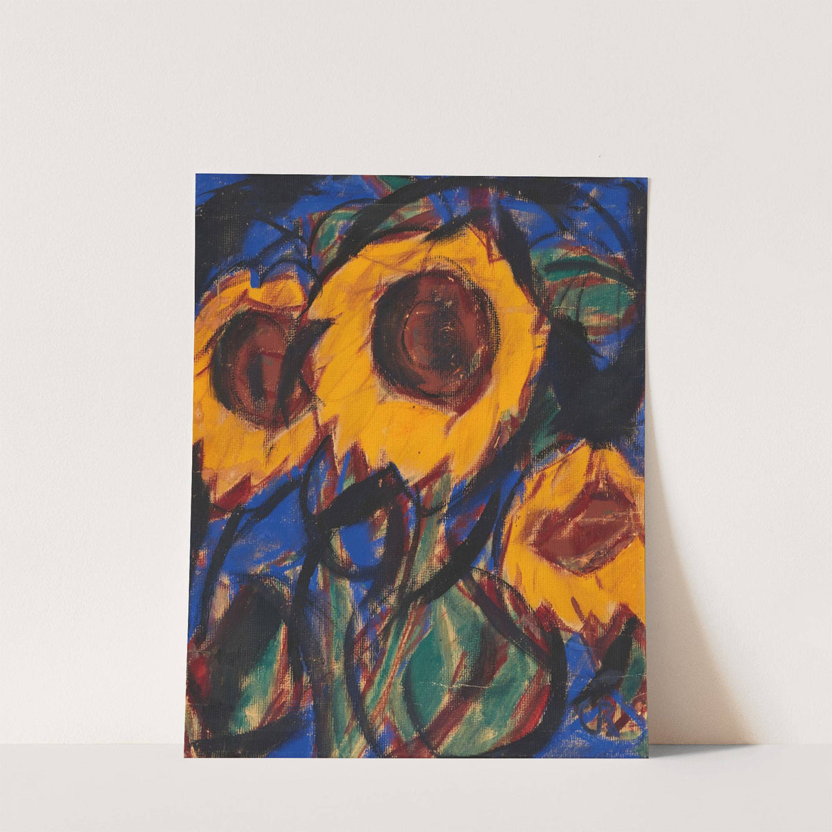 Sonnenblumen by Christian Rohlfs