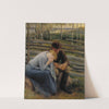 Sorrow, Variation Of The Illustration For The Poem At The Fair Of Vernamo (1894) by Albert Edelfelt