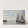 Sortie de port (circa 1864-1866) by Eugène Boudin