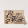 Soup in the Barracks (La soupe a la chambrée) (ca. 1898) by Jacques Baseilhac