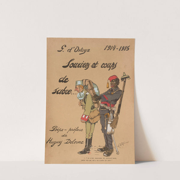 Sourires & coups de sabre – poésies de Hugues Delorme Pl.01 (1915) by Georges d'Ostoya