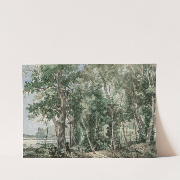 Sous-bois (1895) by Henri-Joseph Harpignies