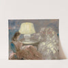 Sous la lampe by Louis Icart
