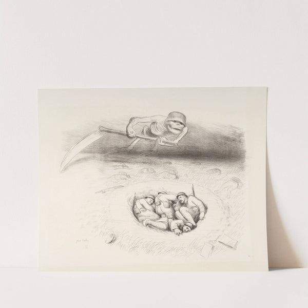 Sous la mitrailleuse boche (1916) by Jean Veber