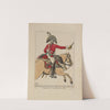 Sous officier des Chevaux-Légers Saxons, rég[iment] Prince-Clément (1805) by Raphaël Jacquemin