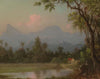 South American Scene With A Cabin