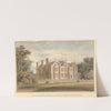 South East View of Bourn Hall, Cambridgeshire, the Seat of the Right Hon&#039;ble Earl DeLawarr by John Buckler