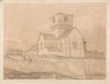 South-East View of the Church of Lery, near Pont-de-l’Arche, Normandy