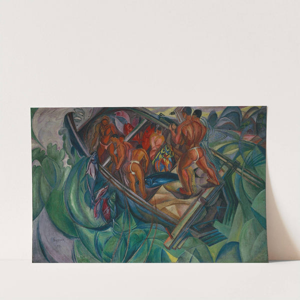 South Sea Fishermen by David Davidovich Burliuk