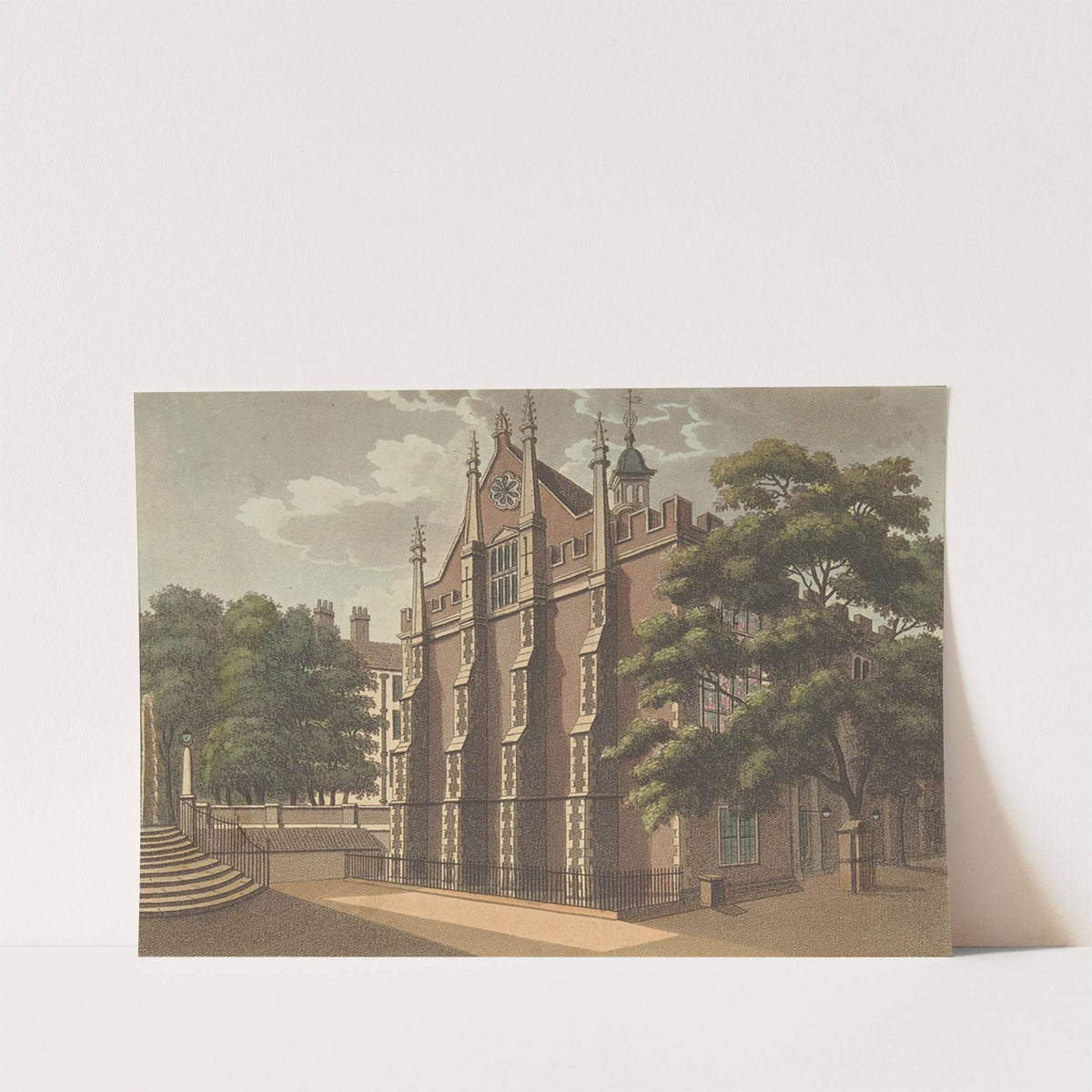 Southwest View of Middle Temple by Samuel Ireland