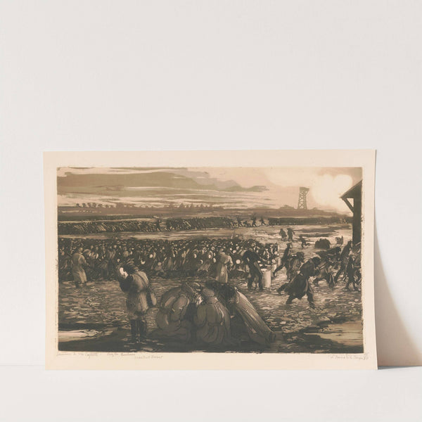 Souvenir de ma captivit ̌- chez les barbares. L&#8217;heure de la soupe (1915-1916) by Claudius Denis