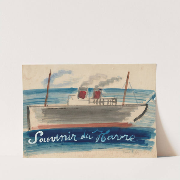 Souvenir du Havre (1921) by Raoul Dufy