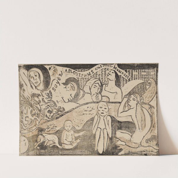 Soyez amoureuses, vous serez heureuses by Paul Gauguin