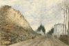 Spa, Germany – a road flanked by a high bank