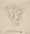 Spandrel Decoration with Two Putti