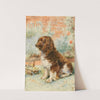 Spaniel In The Garden (1929) by English School