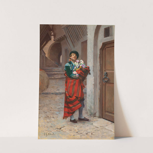 Spanish Bullfighter with Flowers by Jehan Georges Vibert
