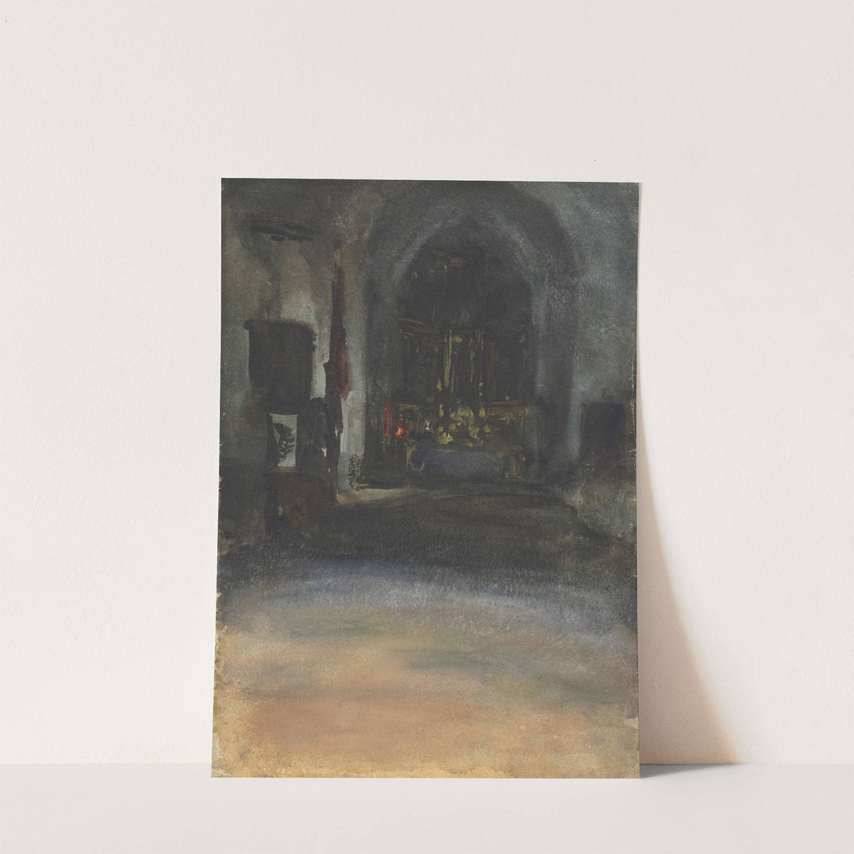 Spanish Church Interior by John Singer Sargent