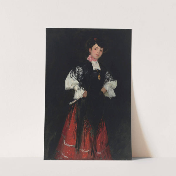Spanish Girl of Madrid (Una Chula) by Robert Henri